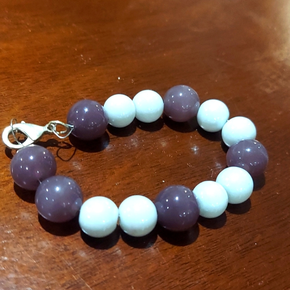 Purple and frost bracelet only